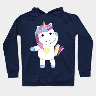 Baby unicorn model Hoodie